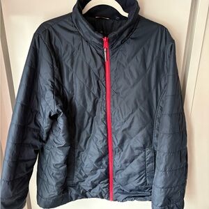 Tommy Hilfiger Dark Blue Jacket with Red Accents